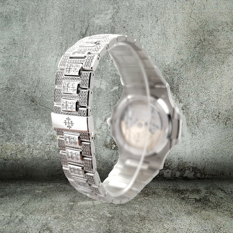 ( BAYAN ) Patek Philippe Nautilus 5719/10G-010 Kadın 38 mm + Kutu