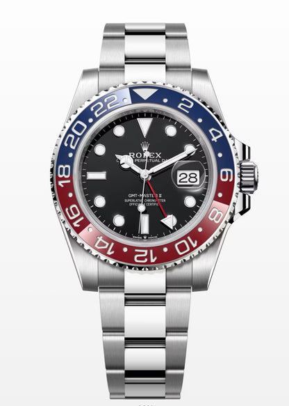 GMT-Master II olyester
40mm Pepsi  + KUTU