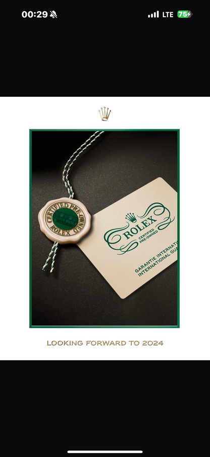 Rolex Date Just 40 mm + Orjinal Kutu