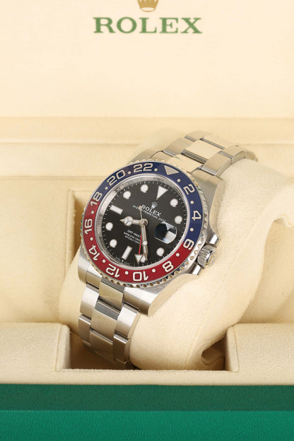 GMT-Master II olyester
40mm Pepsi  + KUTU