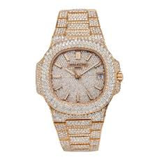 ROSE GOLD PATEK PHILIPPE NAUTILUS 5711/1R 40MM DIAMOND WATCH