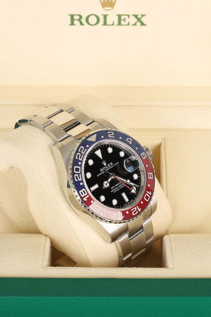 GMT-Master II olyester
40mm Pepsi  + KUTU