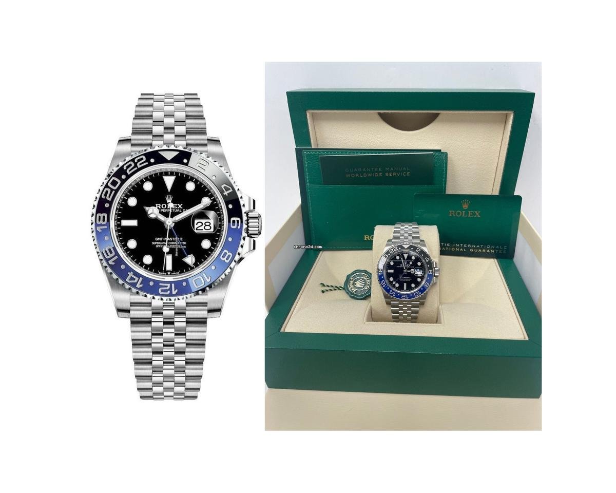 GMT-Master II
"The Batman" Stainless Steel Jubilee 126710BLNR 40 mm + KUTU