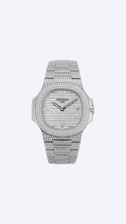 ( BAYAN ) Patek Philippe Nautilus 5719/10G-010 Kadın 38 mm + Kutu